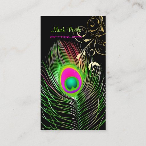 Customizable PixDezines Peacock+filigree swirls/diy background Business Card Templates