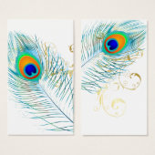 PixDezines PEACOCK PLUME+FILIGREE/DIY (Front & Back)