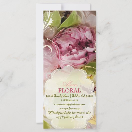 PixDezines Peonies/Green Cymbidium Bouquets (Back)