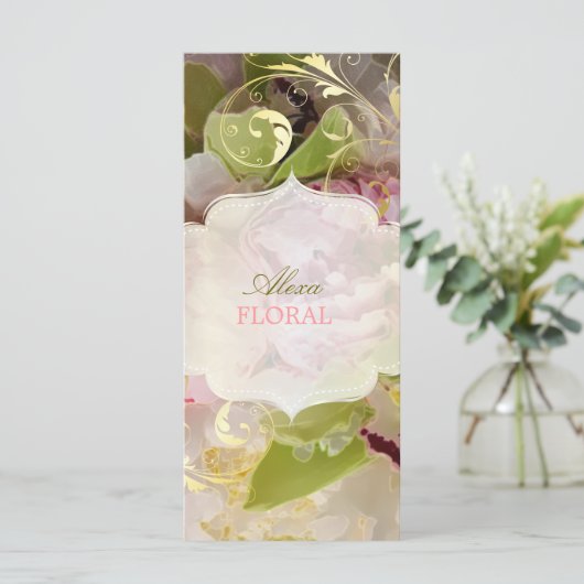 PixDezines Peonies/Green Cymbidium Bouquets (Standing Front)