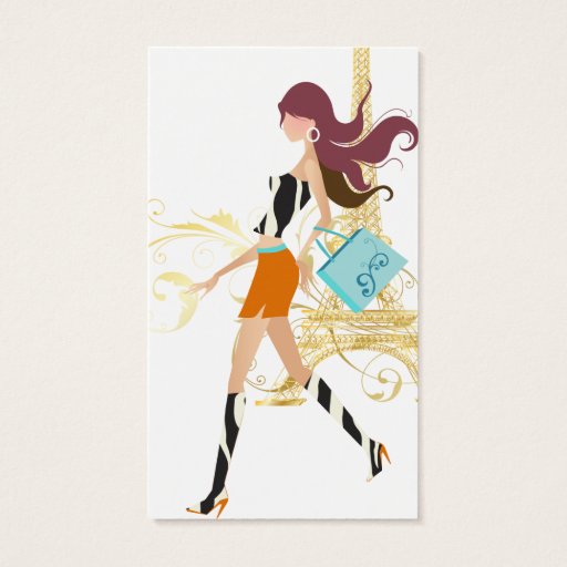 Customizable PixDezines personal shopper/diy background color Business Cards