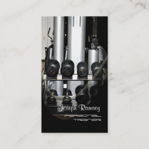 PixDezines Personal Trainer Business Card