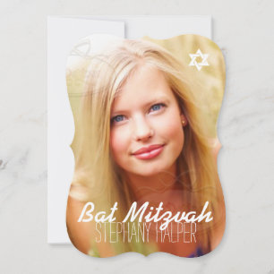 PixDezines photo mitzvah/diy color Invitation