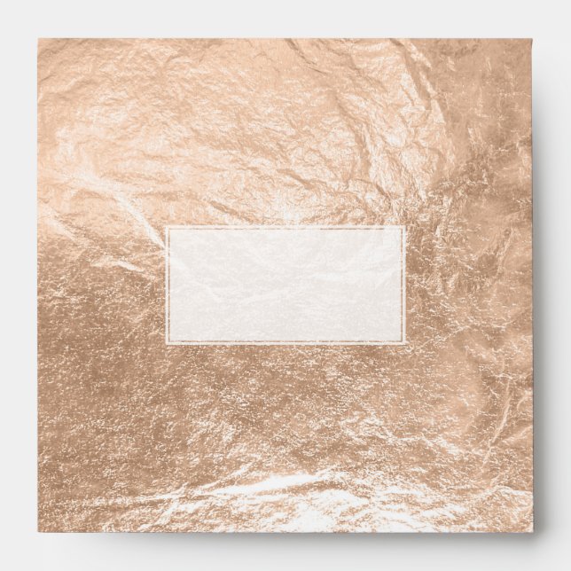 PixDezines pink champagne faux foil Envelope (Front)