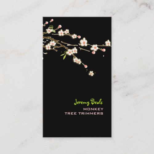 PixDezines pink cherry tree trimmers â™¥â™¥â™¥ Business Card Templates