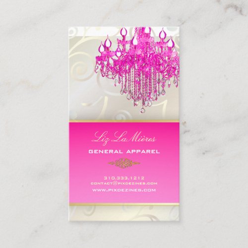PixDezines Chandelier cupcakes swirls/pearly white Business Card Templates