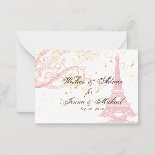 PixDezines la tour eiffel/paris Business Card Template