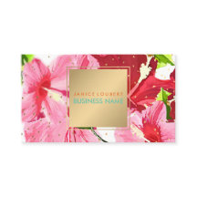 PixDezines Pink/Red/Hibiscus/Gold Specks