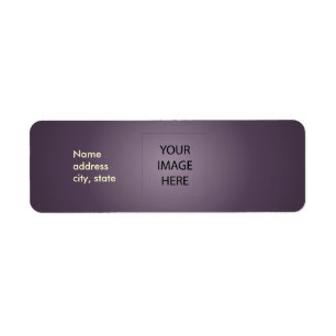 PixDezines Plain Amethyst Easy Template Label