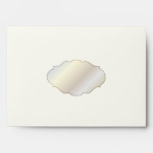 PixDezines Plain Cream+Yellow/DIY color Envelope