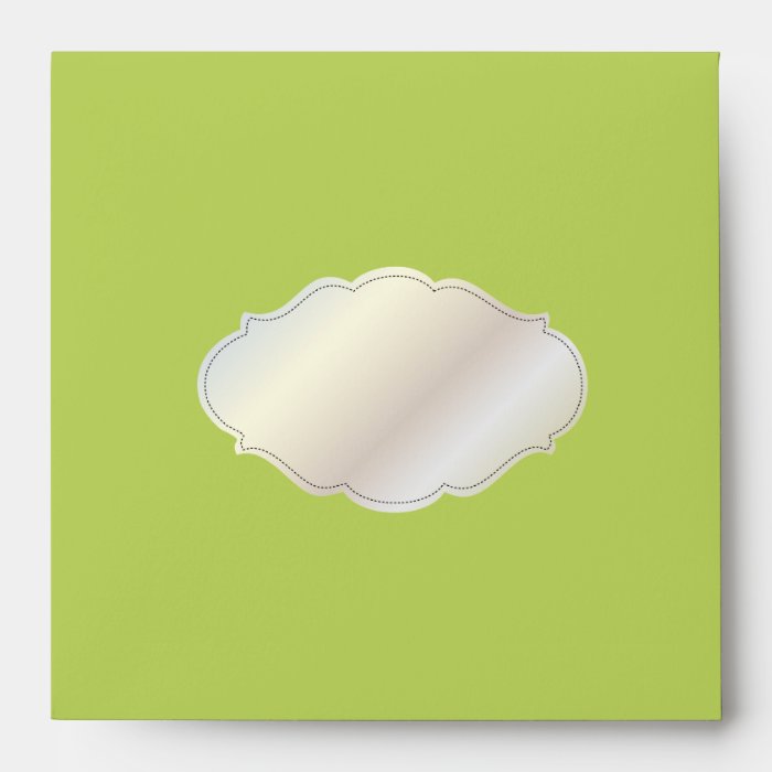 PixDezines Plain/DIY colors/grannysmith+magenta Envelopes
