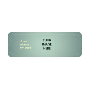 PixDezines Plain Teal Easy Template Label