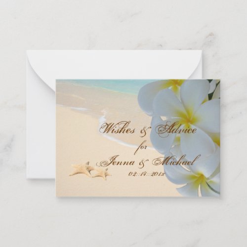 PixDezines Plumeria Leis Wishes + Advice Cards Business Card