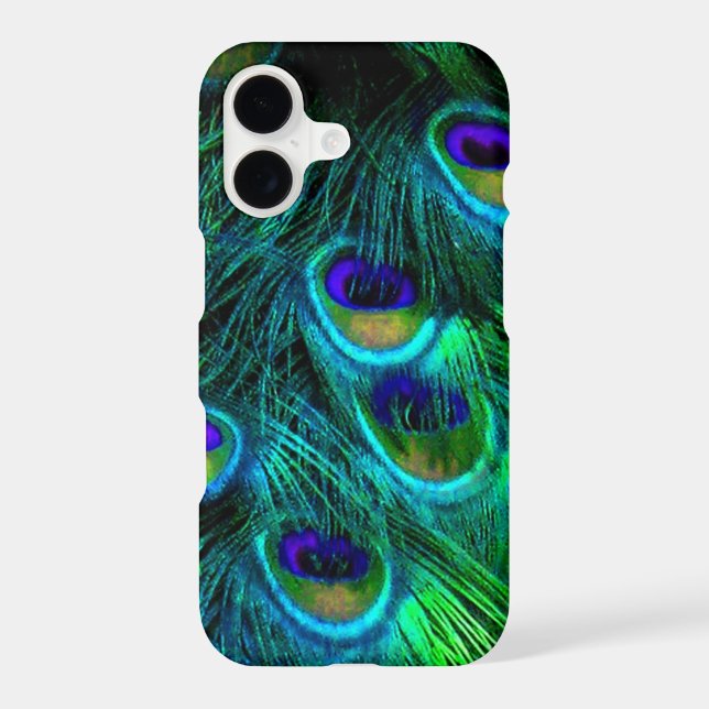 PixDezines Psychedelic Peacock Case-Mate iPhone Case (Back)