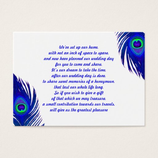 Customizable PixDezines psychedelic peacock/cobalt blue Business Card Templates