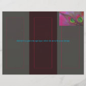 PixDezines Psychedelic Peacock, Customize It! (Back)