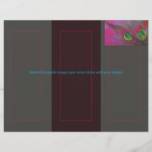 PixDezines Psychedelic Peacock, Customize It! (Back)