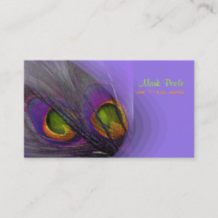 PixDezines Psychedelic Peacock, Customize It! Business Card