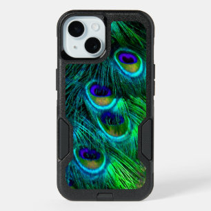 PixDezines Psychedelic Peacock Feather iPhone 15 Case