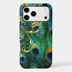 PixDezines Psychedelic Peacock+filigree swirls iPhone 17 Pro Max Case