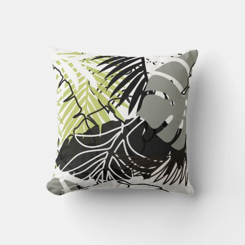 PixDezines rainforestdiy background colors Throw Pillow