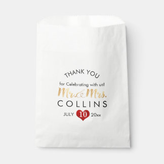PixDezines Red Heart Wedding Favors Bag