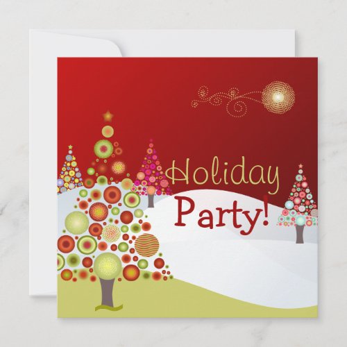 PixDezines Retro Christmas OrnamentsDIY fonts Invitation