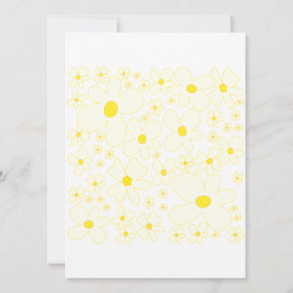 PixDezines Retro DaisiesPhoto/Bat Mitzvah Invitation