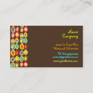PixDezines Retro Design DIY background color Business Card