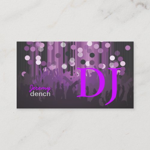 PixDezines Retro DJ+dance hall Business Card Templates