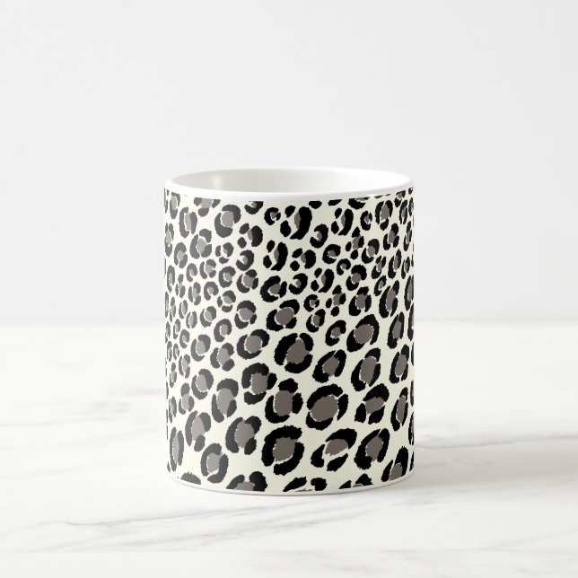 PixDezines Retro Leopard/DIY background color! Coffee Mug (Center)