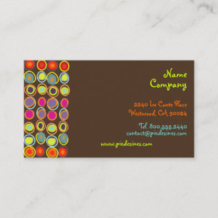 PixDezines Retro/Organic Eggs/DIY background color Business Card