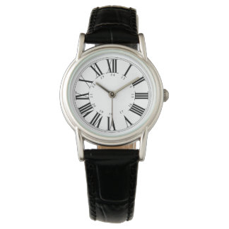 PixDezines Roman Numeros+Military Time Watch