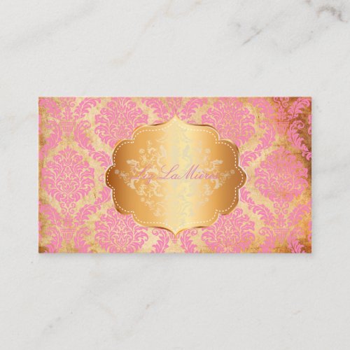 PixDezines Rosette damask/faux parchment Business Card Templates