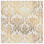 PixDezines Rossi Damask/Gold Tone Fabric