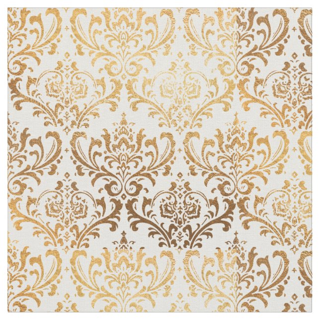 PixDezines Rossi Damask/Gold Tone Fabric (Close Up)