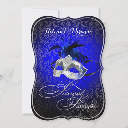 PixDezines Rossi Sweet 16 MasqueradeDIY color Invitation