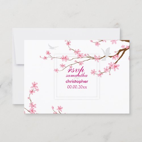 PixDezines RSVP CHERRY BLOSSOMSDIY BACKGROUND