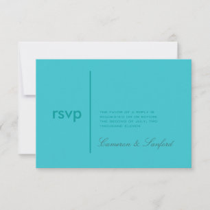 PixDezines RSVP Contemporary + classy/aqua
