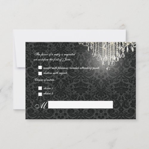PixDezines rsvp crystal chandelier+Desiree Damask