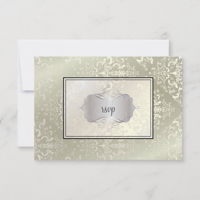 PixDezines rsvp Étienne Damask (Front)