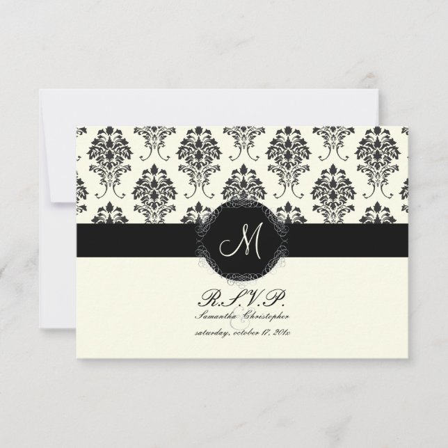 PixDezines rsvp Florentius Damask | DIY color (Front)