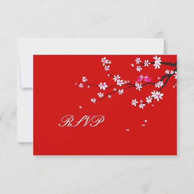 PixDezines rsvp Love Birds+Red Cherry/diy color (Front)