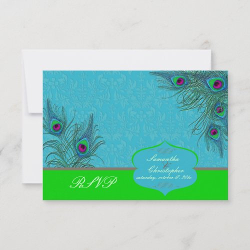 PixDezines rsvp Peacock Charm