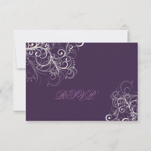 PixDezines rsvp plum+pearl swirls
