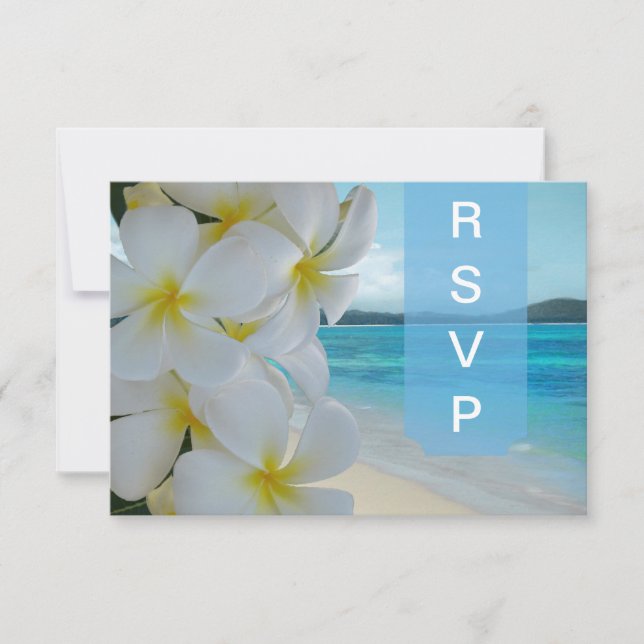 PixDezines RSVP PLUMERIA LEI/BEACH (Front)