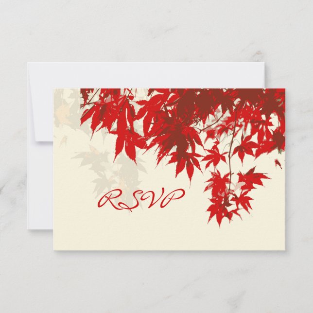 PixDezines rsvp Red Maple Leaves/fall (Front)