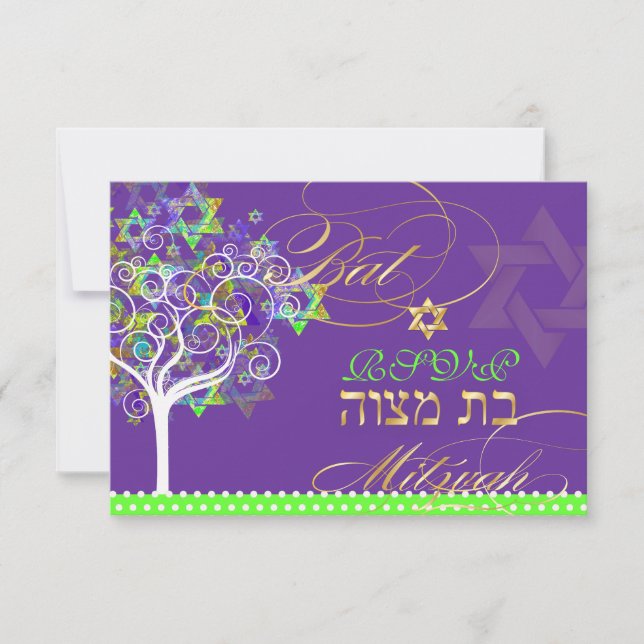 PixDezines rsvp tree of life/diy background Card (Front)