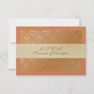 PixDezines rsvp vavin damask/diy tangerine color