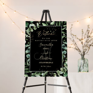 PixDezines Rustic Gum Eucalyptus Welcome Sign